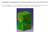 Maillage compatible entre deux pièces 3D sous CATIA V5 Auteur : Sébastien Le Loch, IUT de Nantes avec laide des différentes personnes présentes le 9 novembre.