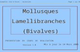 Mis à jour le 14 Mars 2005 PRESENTATION EN COURS DE REALISATION Version 1.0 MollusquesLamellibranches(Bivalves) Le Guepelle (Val-dOise) - AuversienPage.