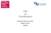 PKI et Certification Ahmed Serhrouchni ENSTParis CNRS.