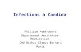 Infections à Candida Philippe Montravers Département Anesthésie-Réanimation CHU Bichat-Claude Bernard Paris.