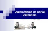 Automatisme de portail Autonome Enseignement transversal BAC STI2D.