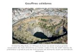 Gouffres célébres Kimberley Big Hole, en Afrique du Sud. Ce serait la plus grande excavation de main d'homme au monde. Cette mine de 1097 mètres de profondeur.