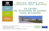 EPLEFPA de Grenoble Saint-Ismier Établissement Public Local dEnseignement et de Formation Professionnelle Agricoles 1 Chemin de Charvinière 38332 Saint-Ismier.