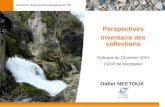 Inventaire du patrimoine géologique du LR Perspectives Inventaire des collections - Colloque du 23 janvier 2014 CRDP de Montpellier Didier NECTOUX.