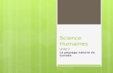 Science Humaines Unité 2 Le paysage naturel du Canada.