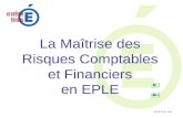 DBU & DAJ3 - 2014 La Maîtrise des Risques Comptables et Financiers en EPLE OF autodiag.