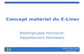 Concept matériel du E-Liner Bastelgruppe Hannover Département Hardware.