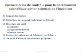 126 mars 2013Jean-Luc MASSEY Épreuve orale de contrôle pour le baccalauréat scientifique option sciences de lingénieur 1) Rappel des textes 2) Définition.