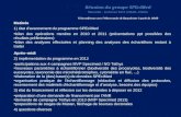 Matinée 1) état d'avancement du programme SPEciMed bilan des opérations menées en 2010 et 2011 (présentations ppt possibles des résultats préliminaires)