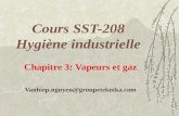 Cours SST-208 Hygi¨ne industrielle Chapitre 3: Vapeurs et gaz  @groupeteknika.com