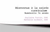 Guylaine Fortin, EAO Nathalie Gilbert, EAO 1. Les matières à létude et les projets à venir. Les routines en salle de classe. Les devoirs et les absences.