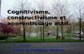Cognitivisme, constructivisme et apprentissage actif. S. Louryan Cellule de Pédagogie Médicale.