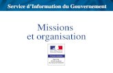 Service dInformation du Gouvernement Missions et organisation.