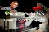 Biologie Moléculaire Compétences Techniques. Compétences Micropipetage Micropipetage Préparation de solutions Préparation de solutions Travailler avec.