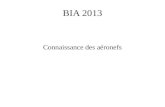 BIA 2013 Connaissance des aéronefs. CELLULE (structures)