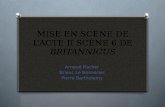 MISE EN SCÈNE DE LACTE II SCÈNE 6 DE BRITANNICUS Arnaud Fischer Brieuc Le Besnerais Pierre Barthélemy.