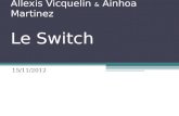 Allexis Vicquelin & Ainhoa Martinez Le Switch 15/11/2012.