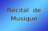 Récital de Musique. Rameau (1683 - 1764) Tambourin.
