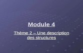 Module 4 Thème 2 – Une description des structures.