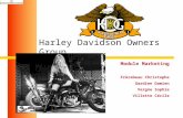 1 Harley Davidson Owners Group Module Marketing Frèrebeau Christophe Gardien Damien Vergne Sophie Villette Cécile.