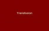 Transfusion. I. Les produits sanguins labiles (PLS): Culot globulaire qui contient des globules rouges; Plasma; Plaquettes;