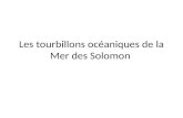 Les tourbillons océaniques de la Mer des Solomon.