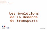Les évolutions de la demande de transports Débat public Contournement autoroutier de Toulouse 19 septembre 2007.