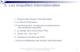 Education comparée /// Prof. Jean-Luc Gurtner /// SP 2009 chapitre 05 : Les enquêtes internationales 109 5 Les enquêtes internationales 1 Origines des.