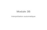 Module 3B Interprétation automatique. Plusieurs façons de faire des classifications -Reconnaissance des formes -Intelligence artificielle.