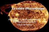 Le solaire Photovoltaïque Formation à destination de la STS Electrotechnique. Louis Armand.