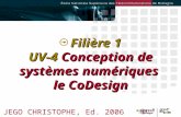 Filière 1 UV-4 Conception de systèmes numériques le CoDesign JEGO CHRISTOPHE, Ed. 2006.