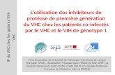 IP du VHC chez les patients VIH-VHC Prise de position de la Société de Pathologie Infectieuse de Langue Française (SPILF), lAssociation Française pour.