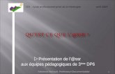 CDI – Lycée professionnel privé de la Montagne avril 2009 Présentation de l@ssr aux équipes pédagogiques de 3 ème DP6 1 Fabienne Noirault Professeur-Documentaliste.