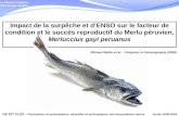 Impact de la surpêche et dENSO sur le facteur de condition et le succès reproductif du Merlu péruvien, Merluccius gayi peruanus UE 227 FLUC - Fluctuations.