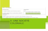 II- U NE SOCIÉTÉ COLONIALE 1. L EXEMPLE DE L INDOCHINE FRANÇAISE 2.