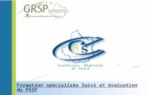 Formation spécialisée Suivi et évaluation du PRSP.