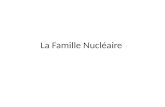 La Famille Nucléaire. Questions pour Discussion • Qu’est ce que un famille nucléaire dans les Etats Unis? Et la France? • Est-ce que ta famille est un.