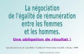 Une obligation de résultat ! Syndicalisme et société / Collectif Femmes-mixité / DLAJ / MM Mardi 19 janvier 2010.