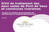 SIVU de traitement des eaux usées de Pont de Vaux et communes riveraines Analyse du contexte et perspectives de solutions pour le système assainissement.