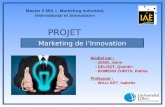 Master 2 Mi3 « Marketing Industriel, International et Innovation» Professeur : - WALLART, Isabelle Réalisé par : - ZENG, Jimin - DELOOT, Quentin - ROMERO.