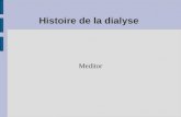 Histoire de la dialyse Meditor. 1850 - 1900 ● Elle débute durant la seconde moitié du 19ème siècle. Thomas Graham, professeur de chimie à l'université.