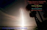 1 ELECTROMAGNETISME Licence Sciences et Technologies PHYSIQUE ET CHIMIE, parcours Sciences Physiques L1-S2 Électromagnétisme Dominique Bolmont