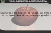 Intro présentation Diagnostic du marché du Cidre en France et proposition d’ un nouveau produit.