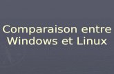 Comparaison entre Windows et Linux. Historique Linux Linus B.Torvalds créa Linux au début des années 90, il voulait créer son propre système d’exploitation.