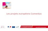 Les projets européens Comenius. Enseigner « autrement » à ses élèves Coopération entre élèves et enseignants de différents pays européens autour d’une.