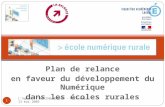 Plan de relance en faveur du développement du Numérique dans les écoles rurales L’Agora – 40 250 Mugron - Mercredi 13 mai 2009 1.