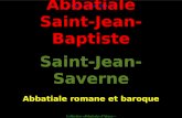 Alsace, Saint-Jean-Saverne, Eglise abbatiale Saint Jean-Baptiste