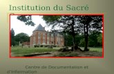 Institution du Sacré Coeur Centre de Documentation et d’Information.