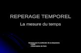 REPERAGE TEMPOREL La mesure du temps Sources pour la confection de ce diaporama: - CLEA - Observatoire de Paris.