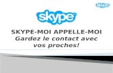 Skype est un logiciel gratuit qui permet aux utilisateurs de passer des appels téléphoniques via Internet. Les appels d’utilisateur à utilisateur sont.